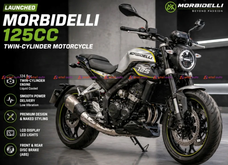 मोर्बिडेलीको नयाँ १२५ सीसी ट्विन सिलिन्डर मोटरसाइकल सार्वजनिक : विशेषता र मूल्य