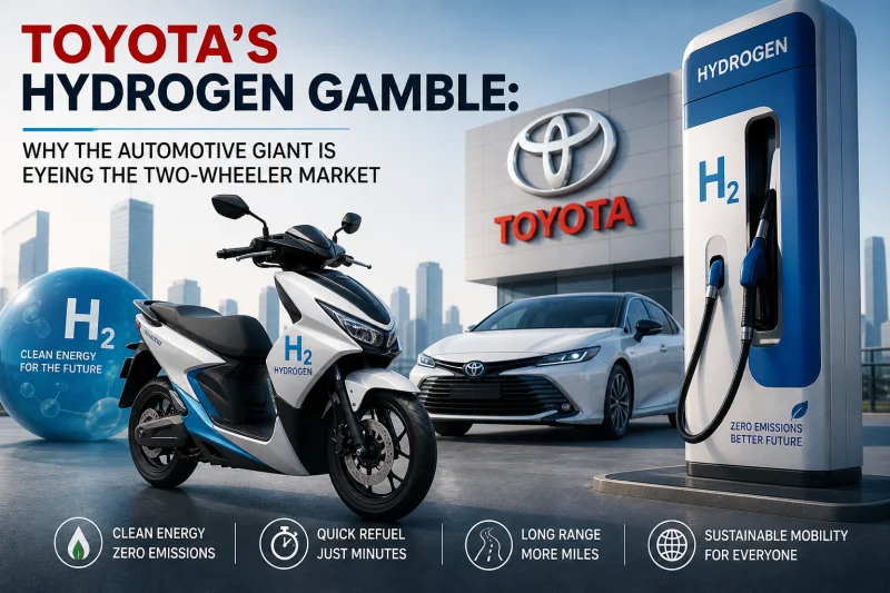 Toyota’s Hydrogen Gamble: Why the Automotive Giant is Eyeing the Two-Wheeler Market