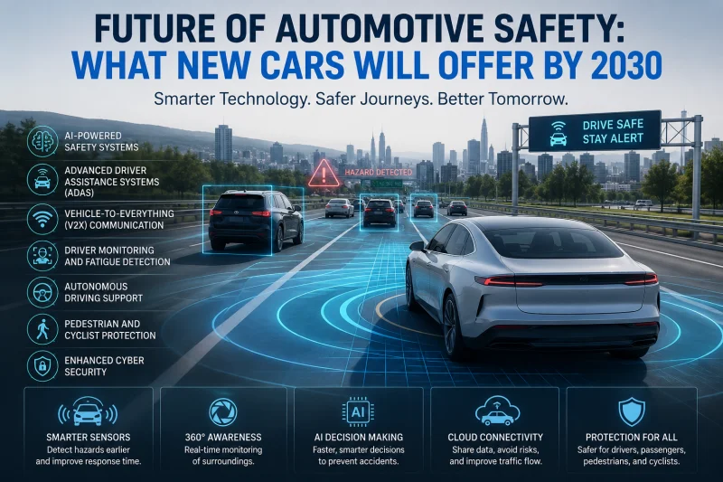 Future of Automotive Safety: What New Cars Will Offer by 2030