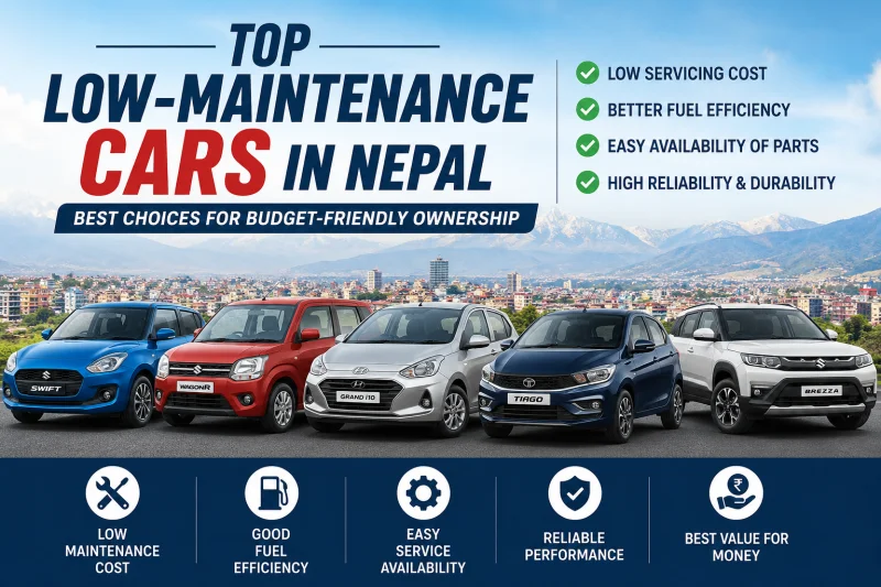 Top Low-Maintenance Cars in Nepal: Best Choices for Budget-Friendly Ownership