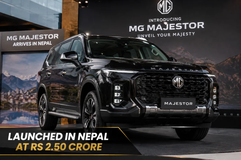 MG Majestor Arrives in Nepal: Flagship SUV Priced at Rs 2.50 Crore