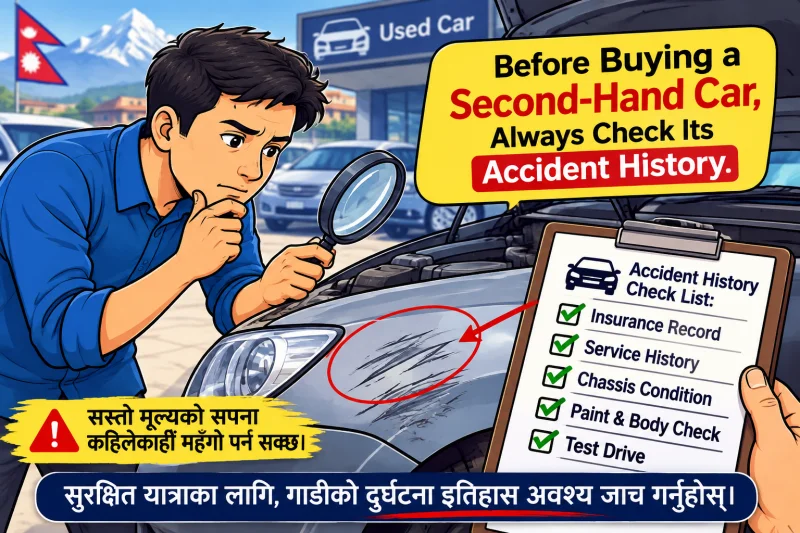 Before Buying a Second-Hand Car, Always Check Its Accident History